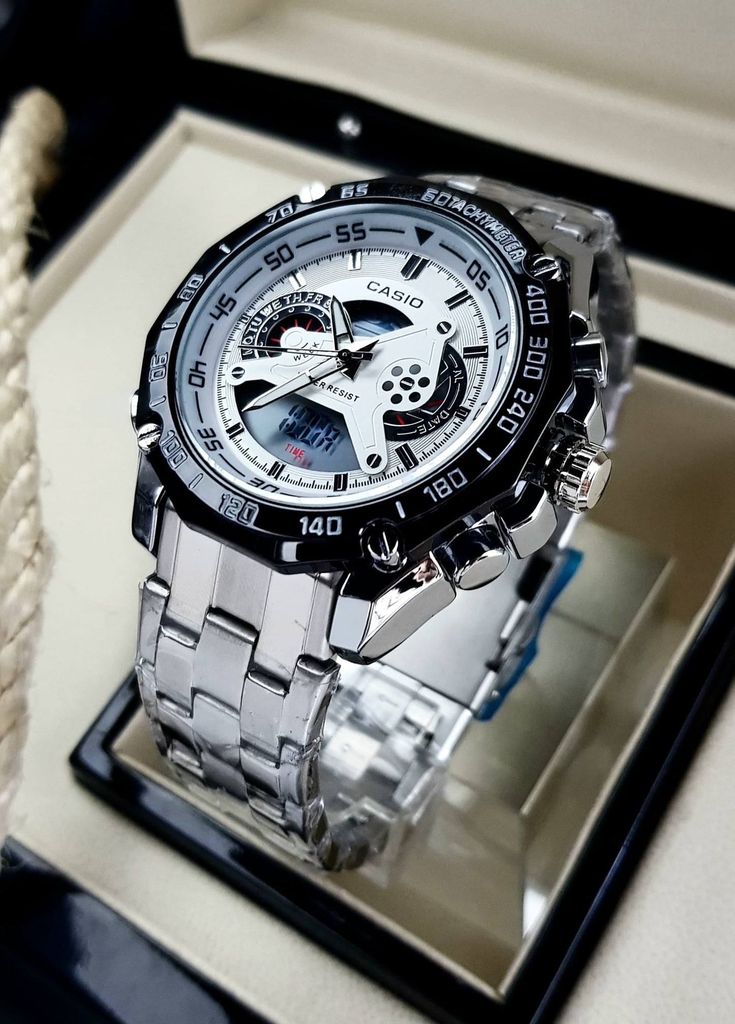 CASIO EDIFICE DOBLE HORA