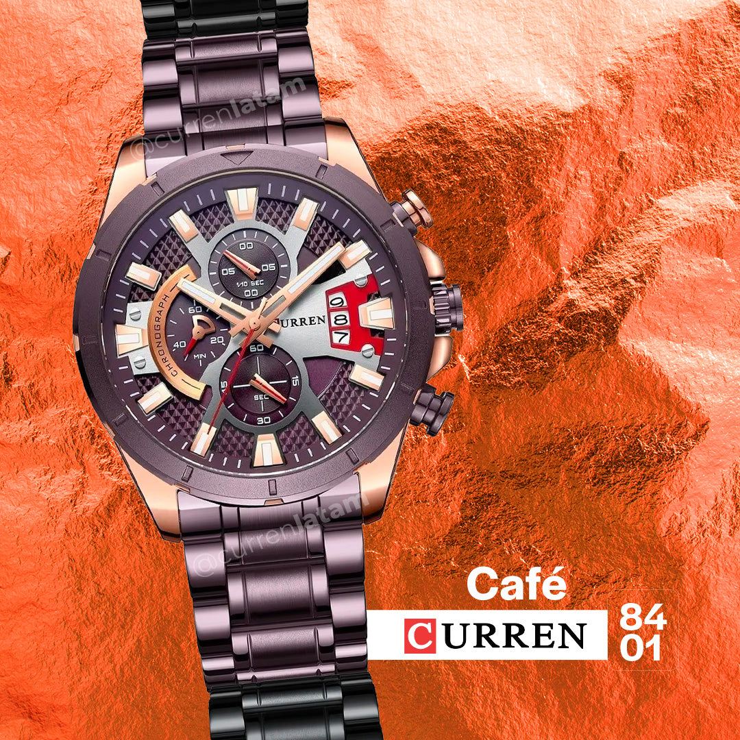 CURREN ORIGINAL CUARZO ACERO INOXIDABLE