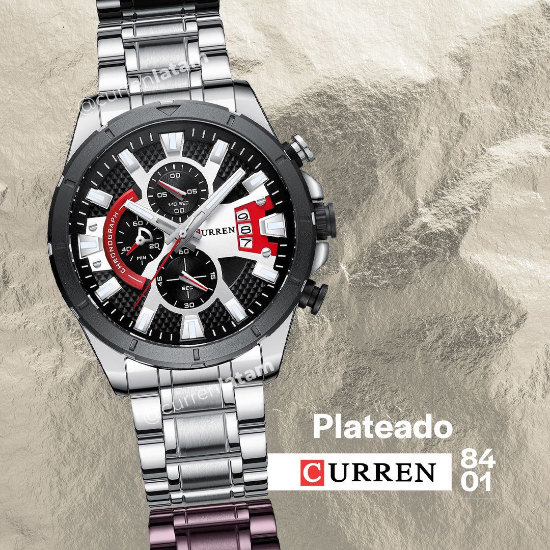 CURREN ORIGINAL CUARZO ACERO INOXIDABLE