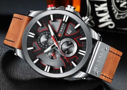 CURREN ORIGINAL PULSO EN CUERO