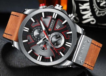 CURREN ORIGINAL PULSO EN CUERO